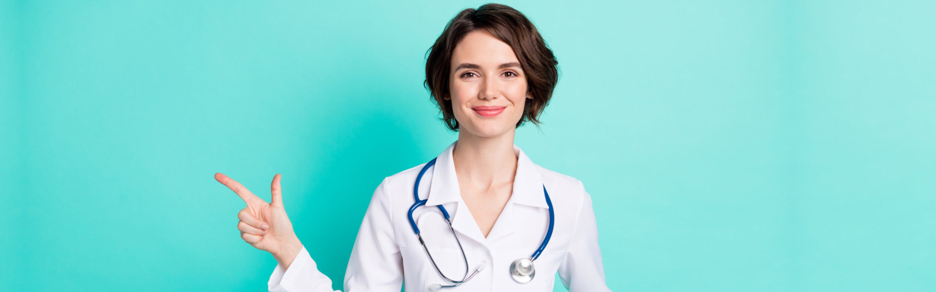 nurse smiling at the camera