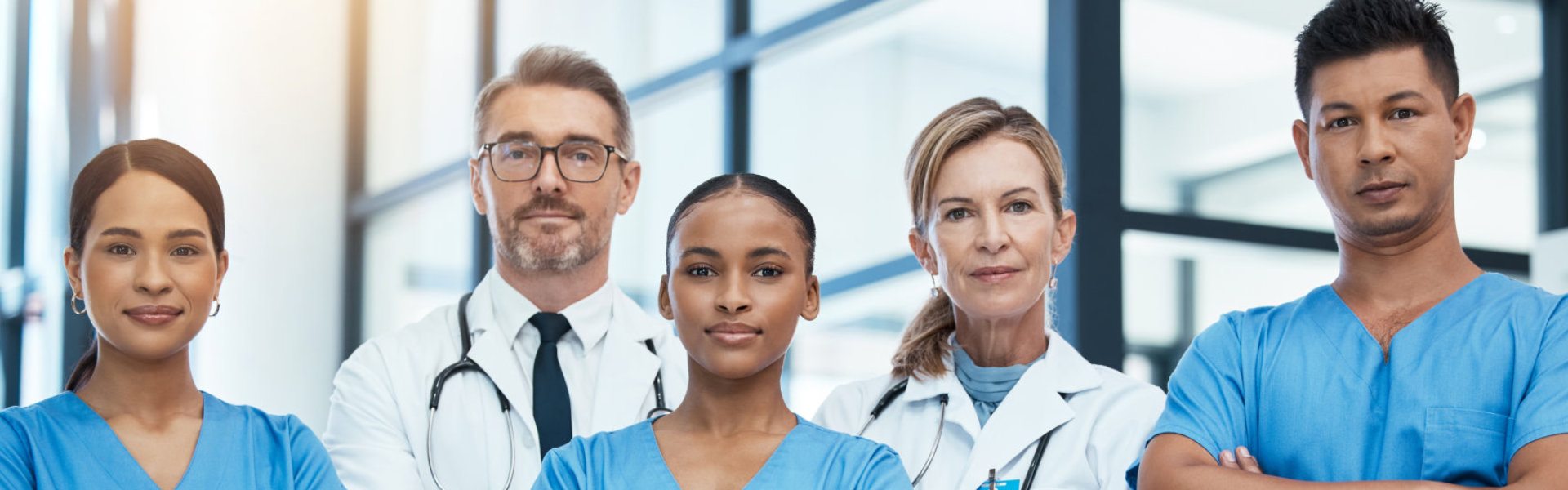 group of nurses posing